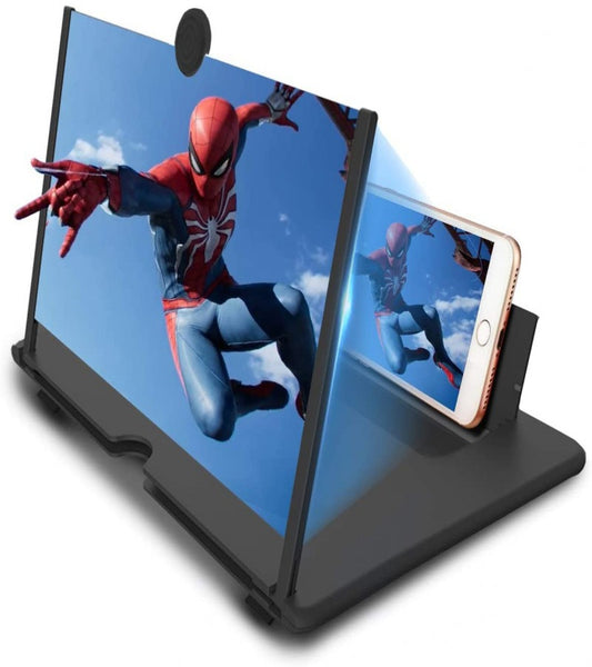3D Screen Magnifier Mobile Stand – HD Phone Screen Enlarger for Movies & Videos