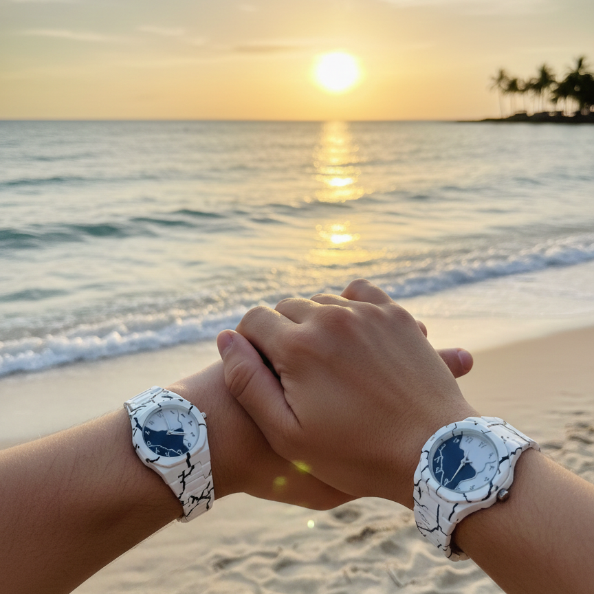 Tiger Aura Couple Watch Set