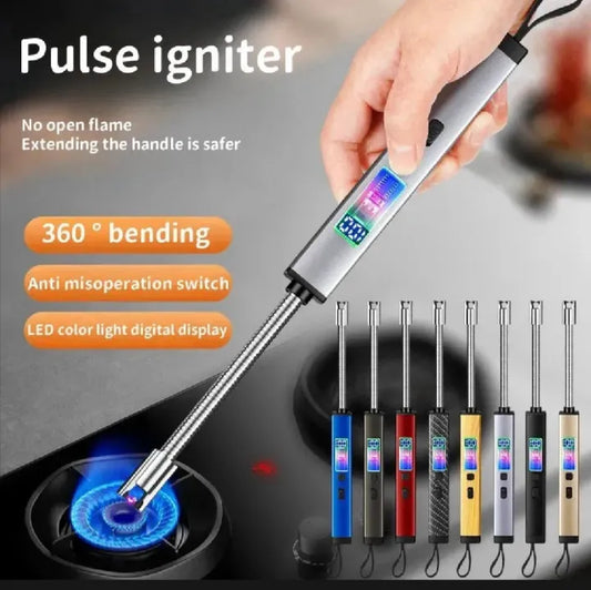 USB Rechargeable Electric Arc Lighter – 720° Flexible Windproof Plasma Lighter