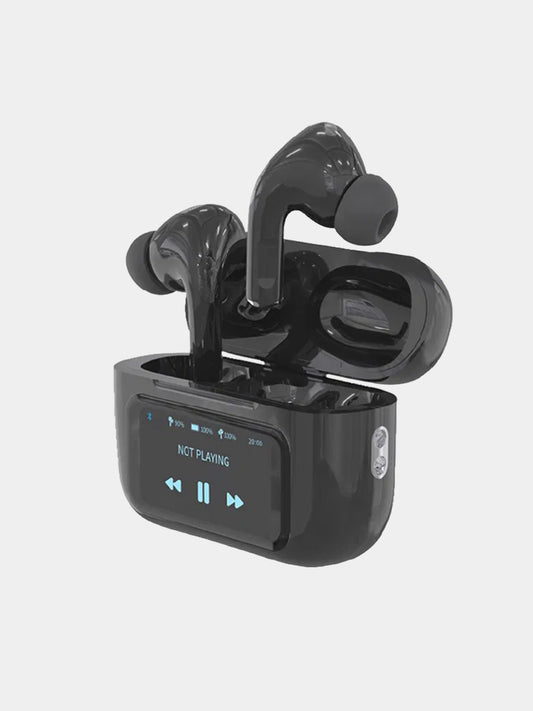A9 Pro Airpods Touch Screen Earbuds, Digital Display, Wireless
