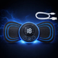 Rechargeable EMS Butterfly Massager | Electronic Muscle Stimulator | Portable Body Massage Pad for Muscle Relaxation