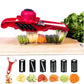10 in 1 Multi-Function Vegetable and Fruit Chopper, Mandoline Slicer
